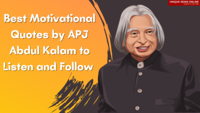 Best Motivational Quotes by APJ Abdul Kalam to Listen and Follow