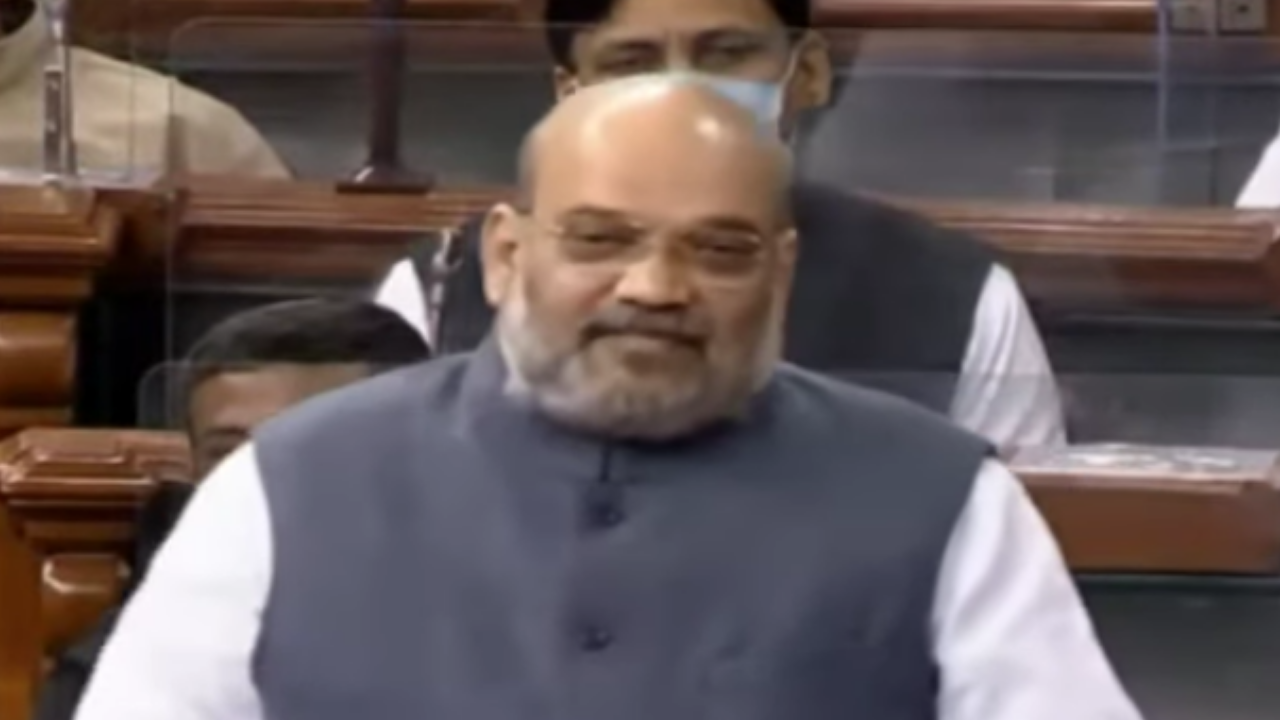 Home Minister Amit Shah in Lok Sabha Today