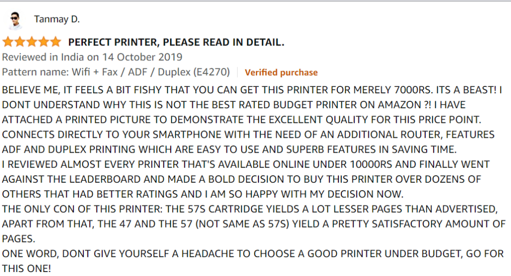Review on best laser printer under 5000