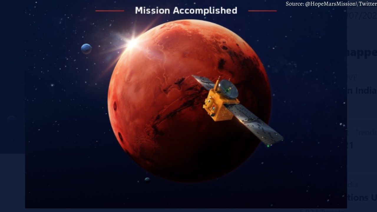 "hope probe" UAE created history, spacecraft into orbit of Mars #Hopeprobe #Hope #MissionMars