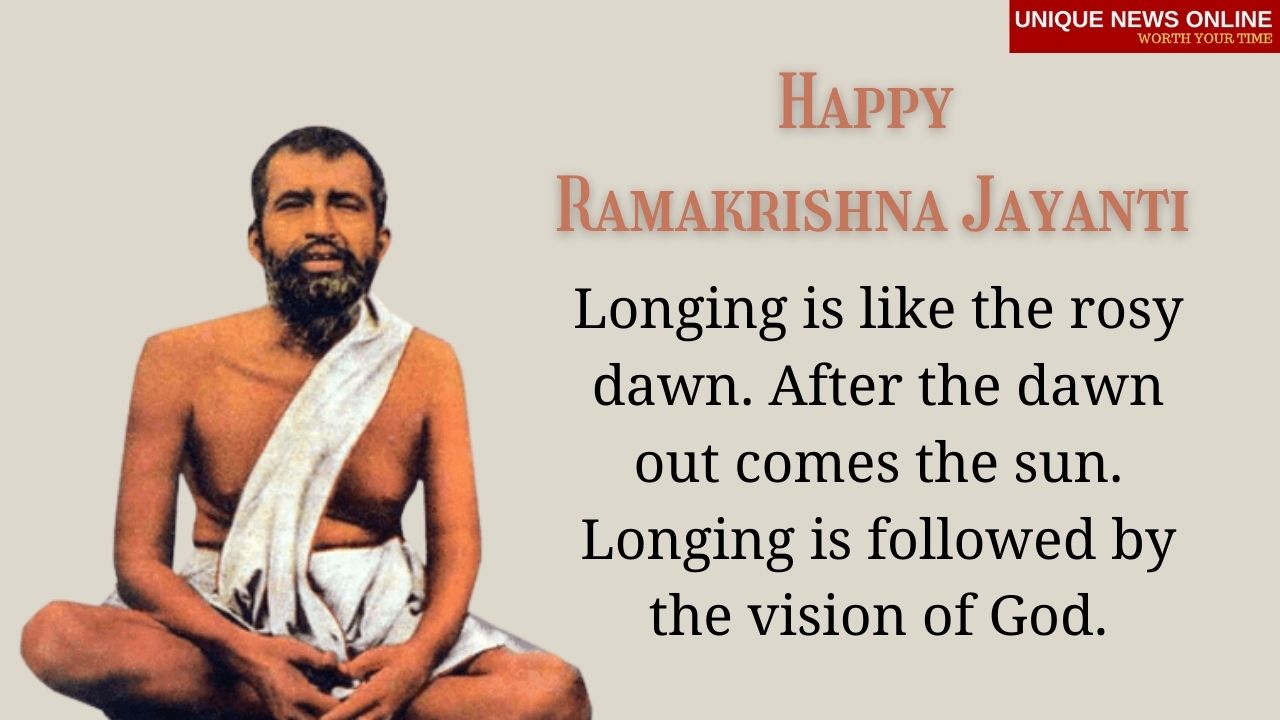 Happy Ramakrishna Jayanti 2021 Wishes, Messages, Greetings, Quotes, and Images