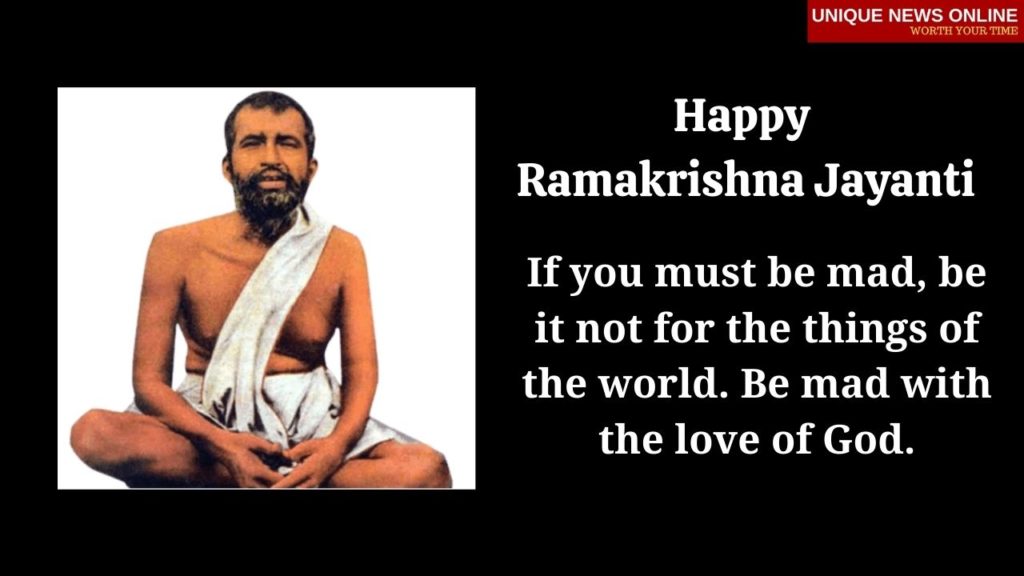 Happy Ramakrishna Jayanti Wishes
