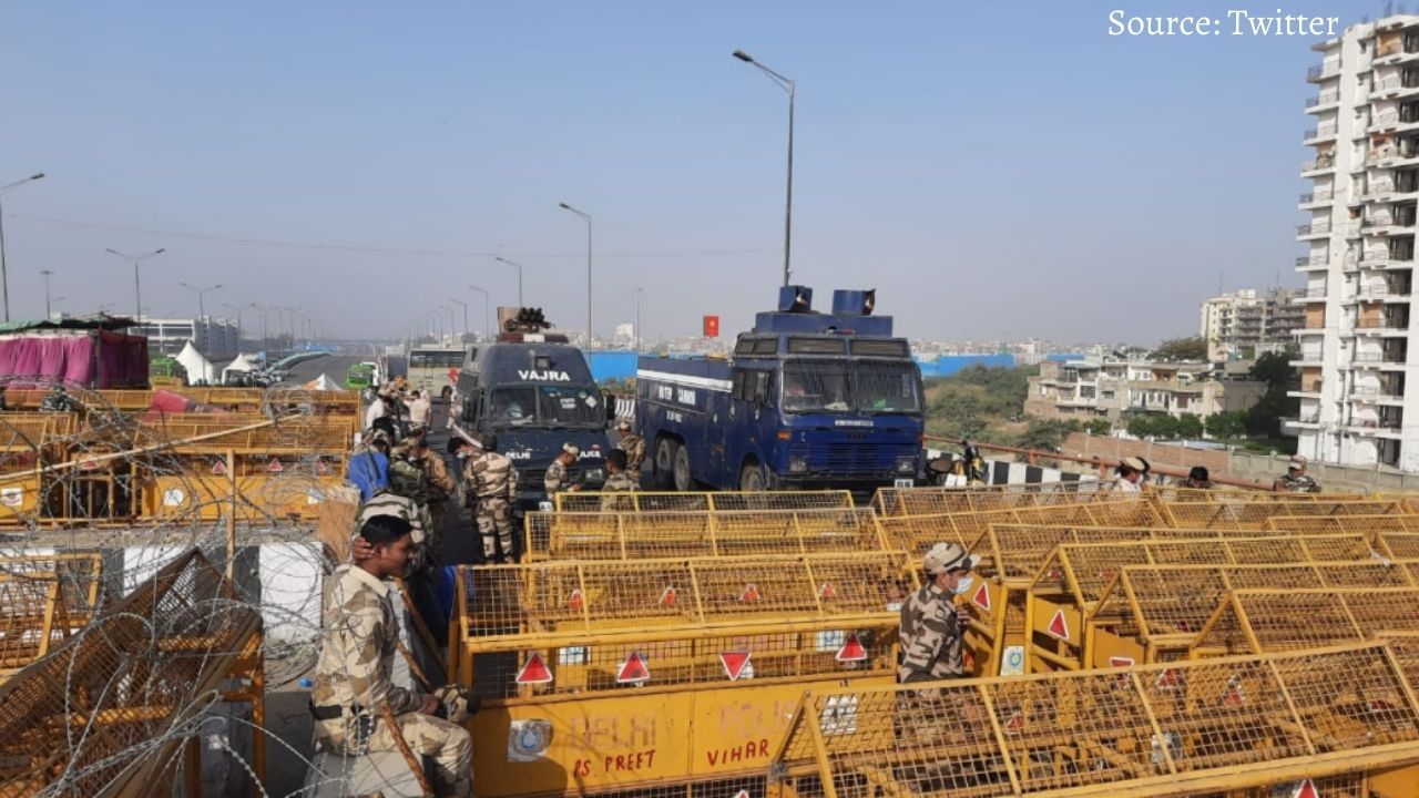Farmers' India closed: CSIF, Paramilitary deployed at Ghazipur border