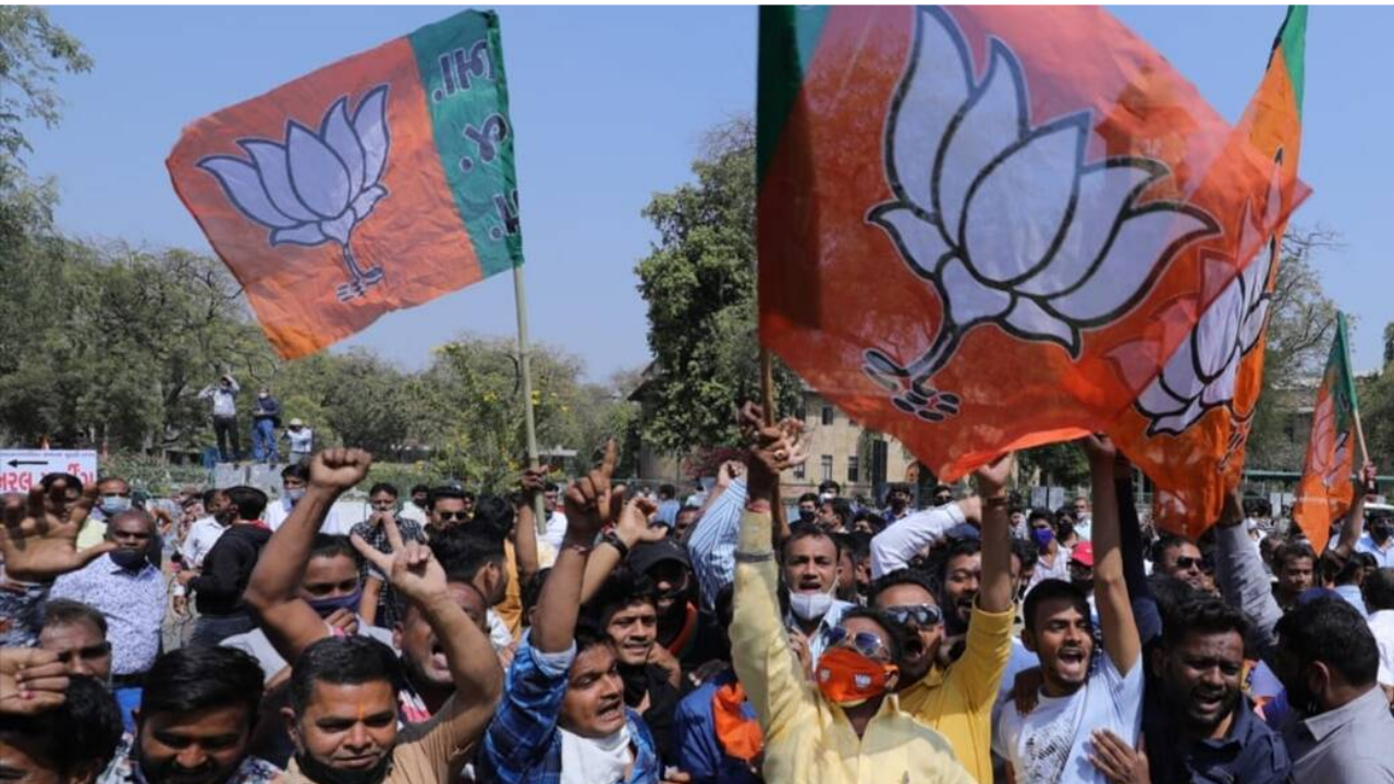 Gujarat Election Result 2021: BJP gets a huge lead in Gujarat Local body elections