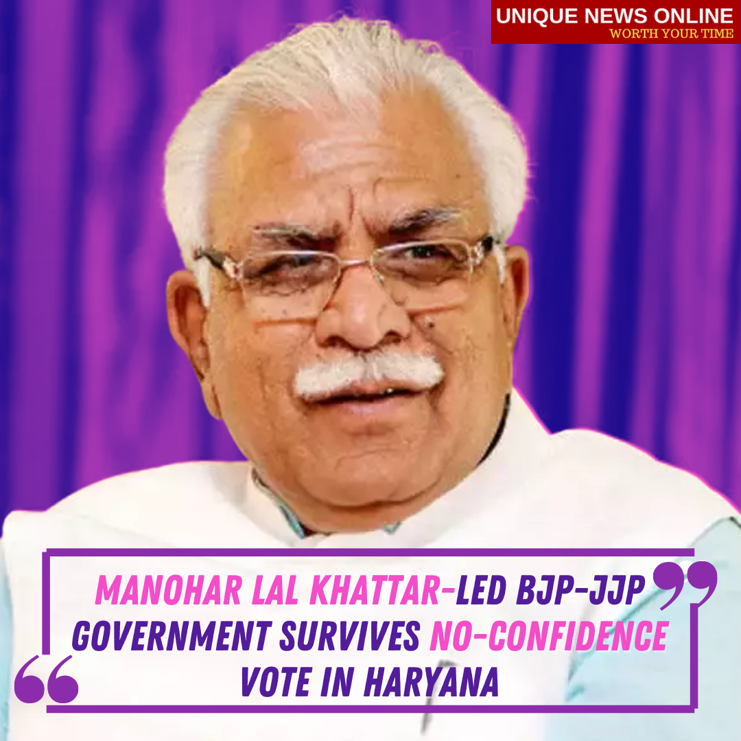 Haryana: Manohar Lal Khattar government Survives Non-Confidence vote, averted political crisis