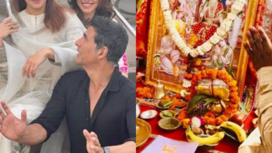 Akshay Kumar took blessings of Lord Ram, before he started shooting for his Upcoming Film 'Ram Setu', shared photos