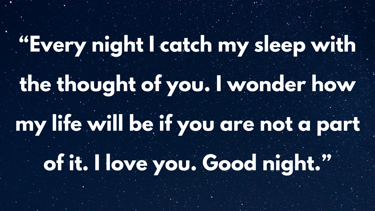40+ Sweet and Romantic Good Night Messages for her | Quotes and Texts ...