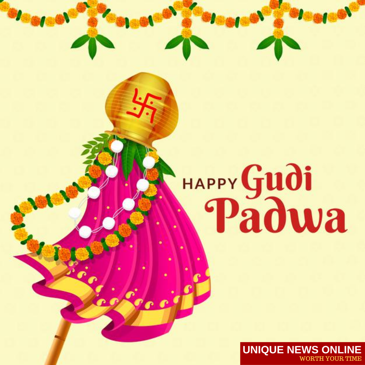 Happy Gudi Padwa 2021 Wishes, Messages, Greetings, Quotes, and Images