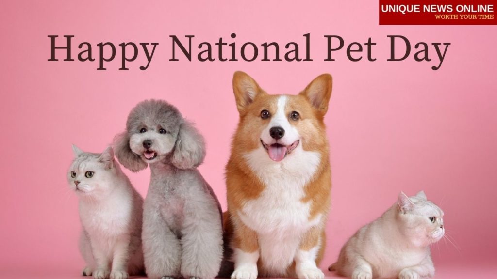 Happy National Pet Day Poster