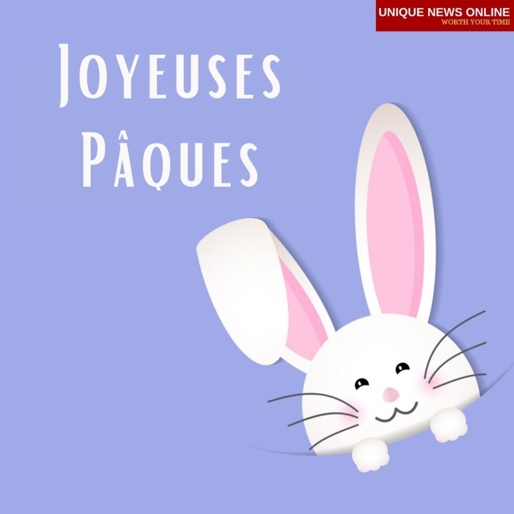 Happy Easter Wishes in French