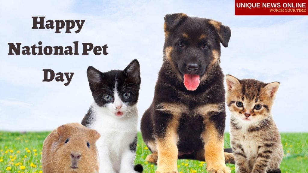 Happy National Pet Day Poster