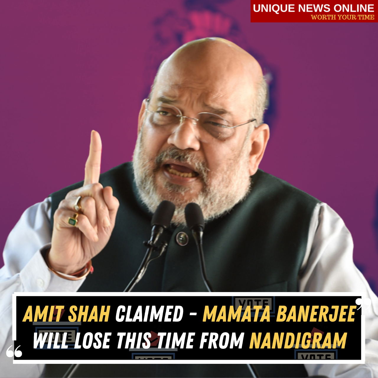 Amit Shah Claimed - Mamata Banerjee will lose this time in Nandigram