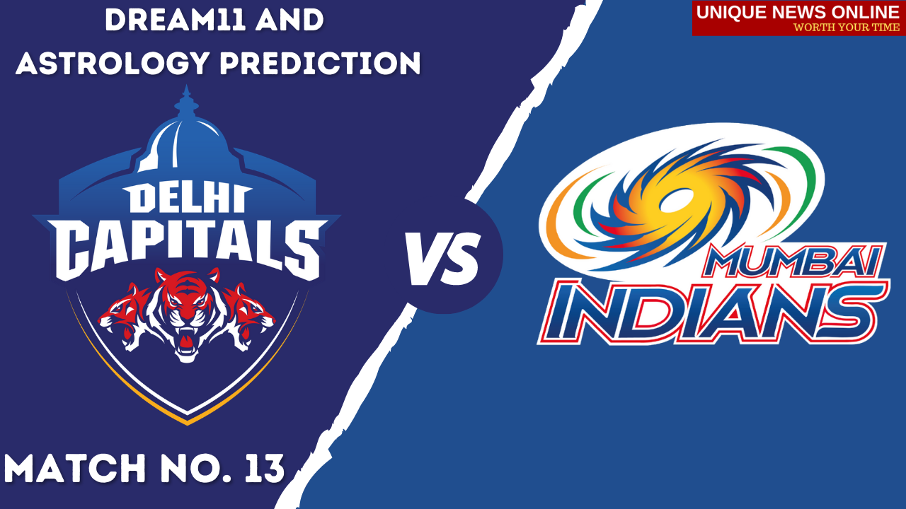 DC vs MI Match Dream11 and Astrology Prediction, Head to Head, Dream11 Top Picks and Tips, Captain & Vice-Captain, and who will win Delhi Capitals or Mumbai Indians?