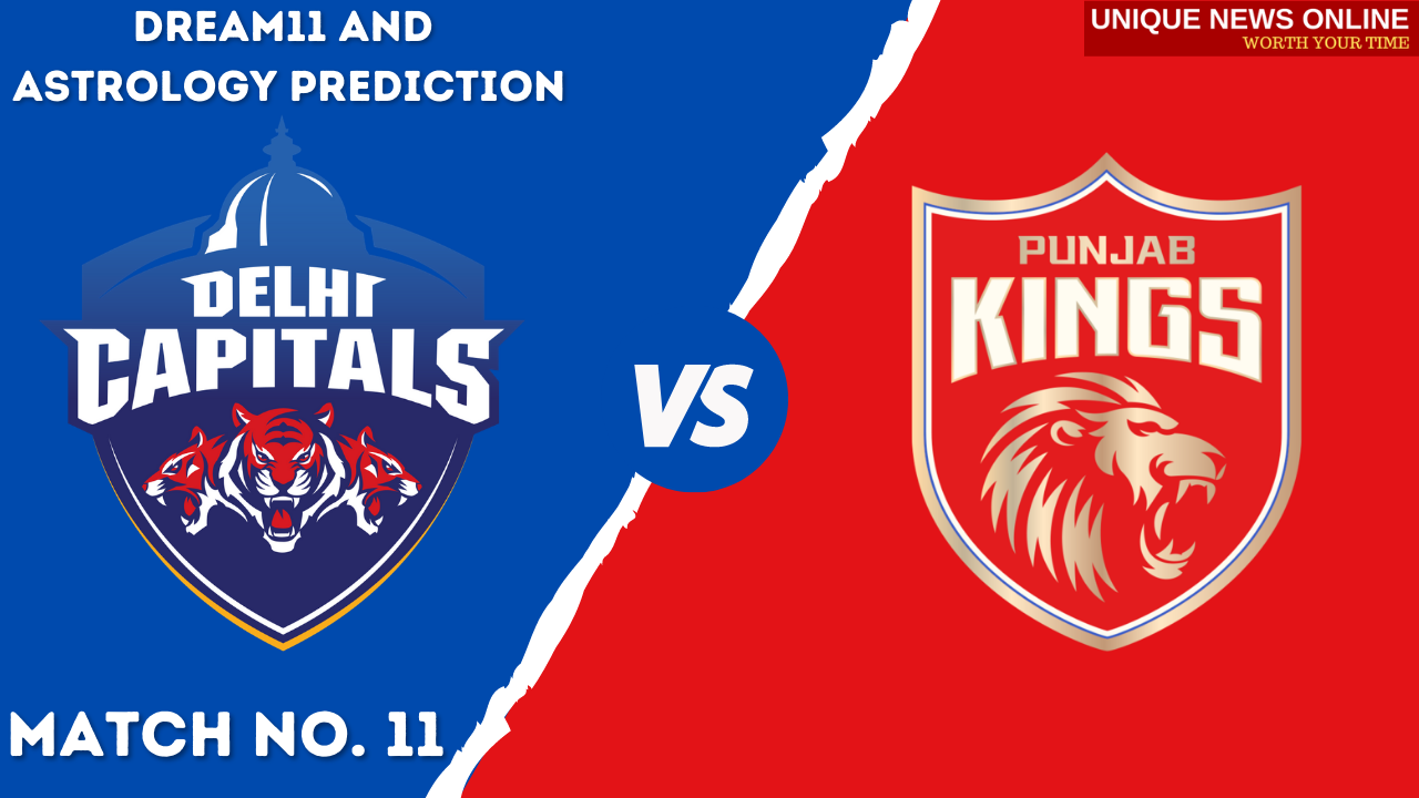 DC vs PBKS Match Dream11 and Astrology Prediction, Head to Head, Top Picks, Dream11 Tips, Captain & Vice-Captain, and who will win Delhi Capitals or Punjab Kings?