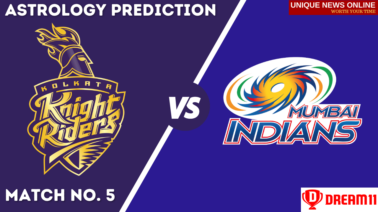 KKR vs MI Match Astrology Prediction, Top Picks, Dream11 Tips, Captain & Vice-Captain, and who will win Kolkata Knight Riders or Mumbai Indians