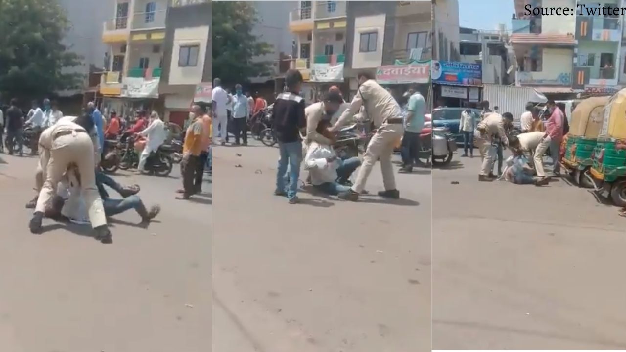 Person beat up for mask, half-truth in Indore police bid-video