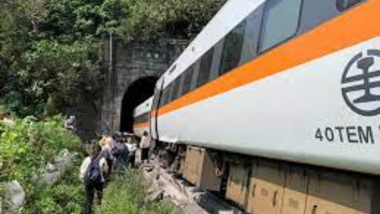 Taiwan Train Crash: Tragic accident in eastern Taiwan, truck fell off a steep cliff on a train, 36 people Died