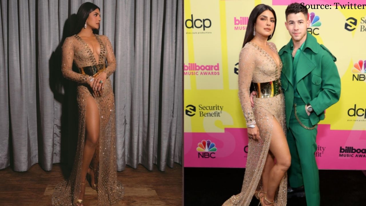 Billboard Music Awards 2021: Priyanka Chopra's glamorous look #PriyankaChopra #NickJonas