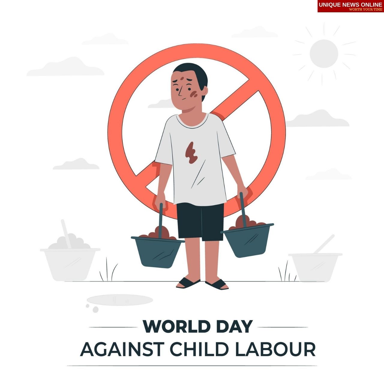World Day Against Child Labour 21 Theme Quotes Poster Wishes Images And Drawing