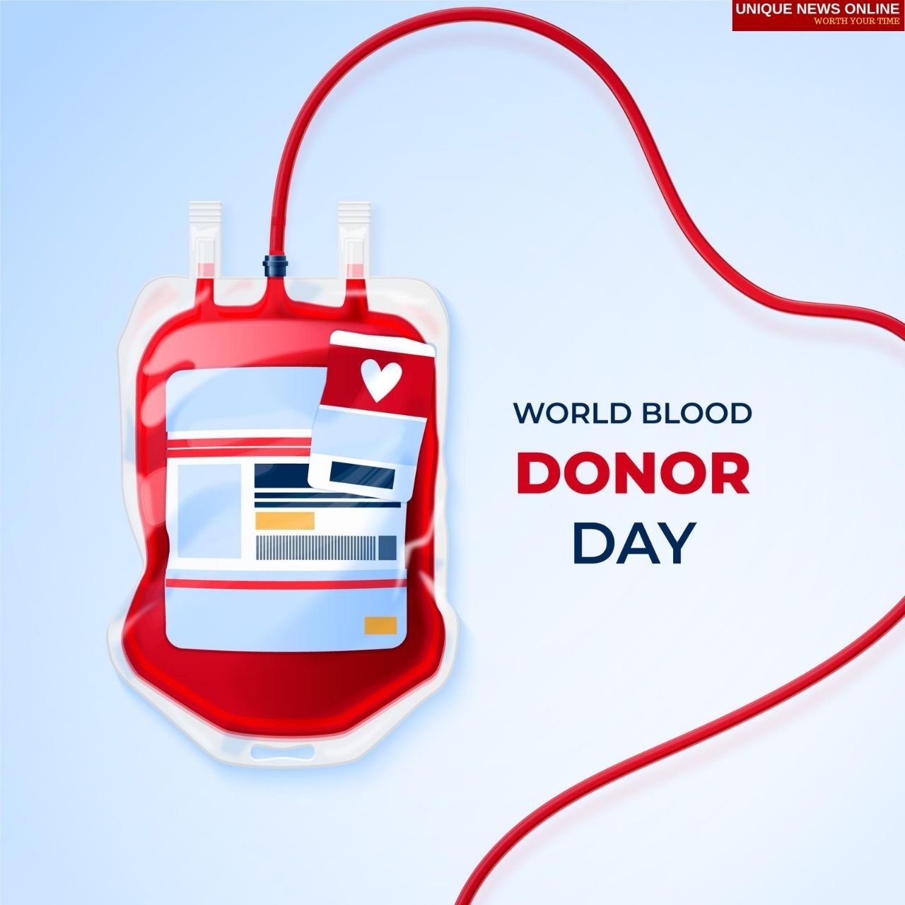 World Blood Donor Day 2021 Theme, Poster, Quotes, Messages, Slogan, Wishes, Drawing, and WhatsApp Status Video Download