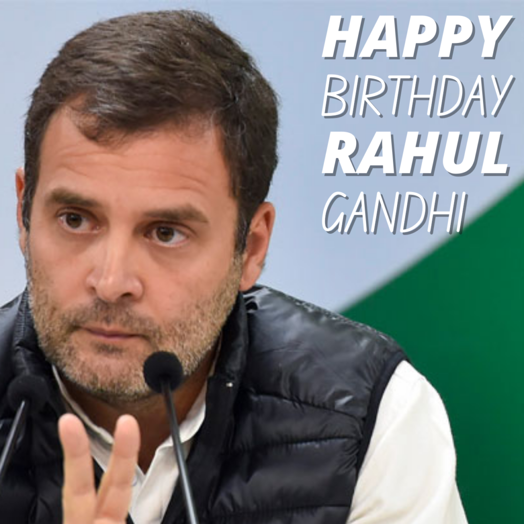 Happy Birthday Rahul gandhi Wishes