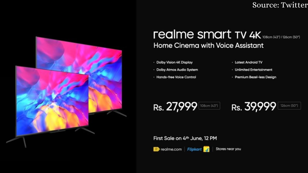 Realme Smart TV 4K will be the first sale today with a huge discount of up to 11 thousand, read from price to features
