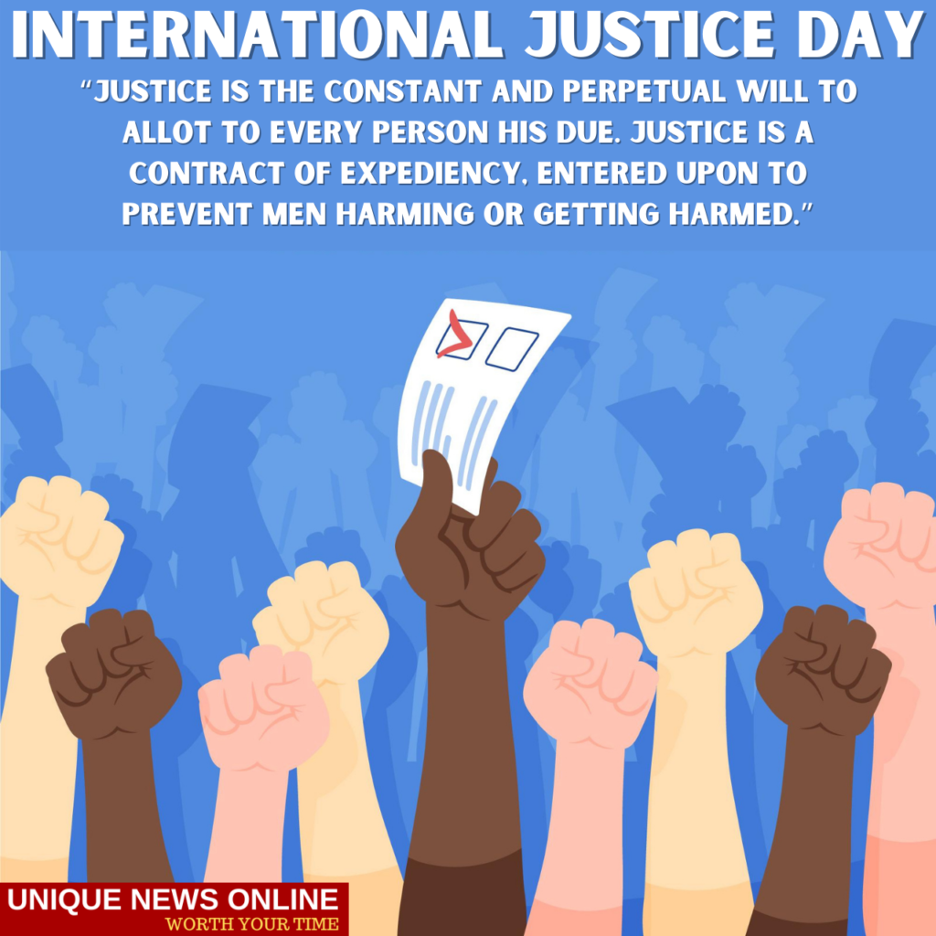 World Day of International Justice Messages