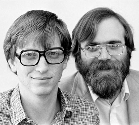 Bill Gates and Paul Allen - Microsoft