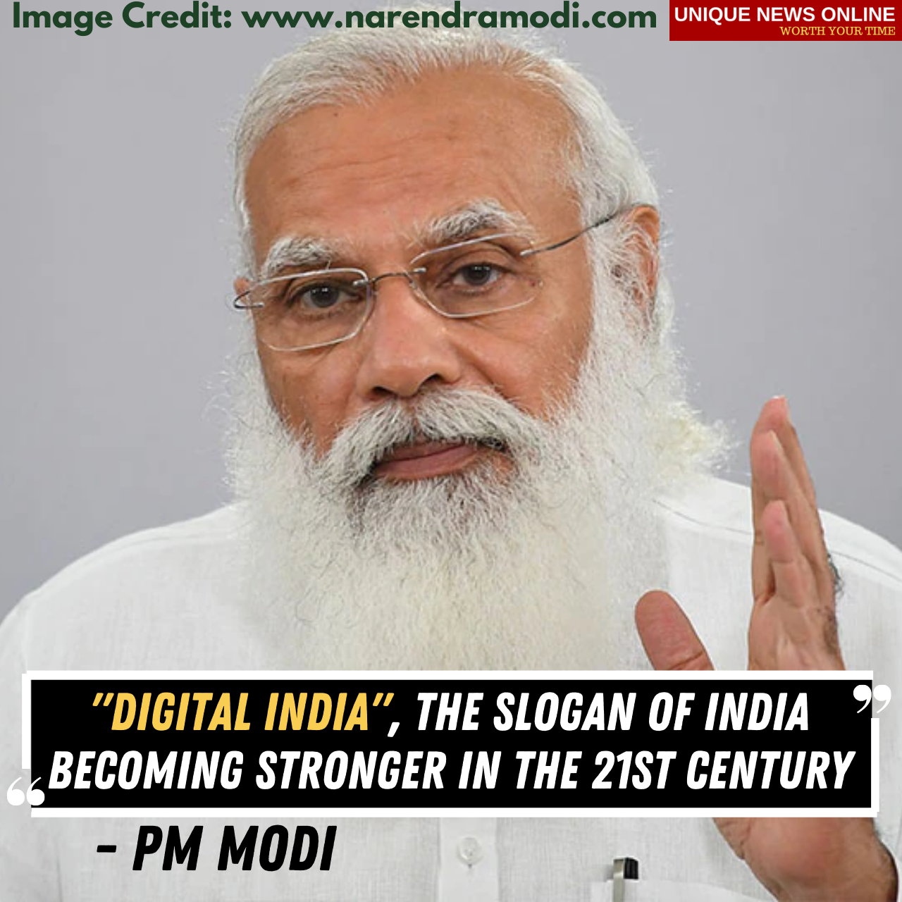 पीएम मोदी म्हणाले- डिजिटल इंडिया, 21 व्या शतकात भारताची बळकटीची घोषणा