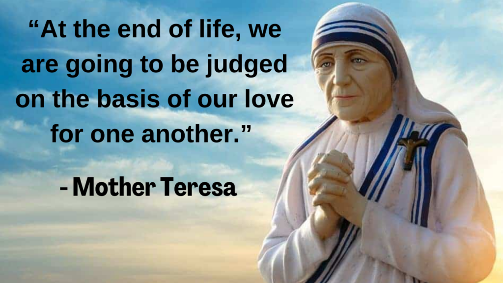 Mother Teresa Quotes on Love and Peace