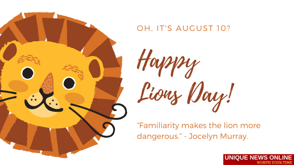 World Lion Day Greetings