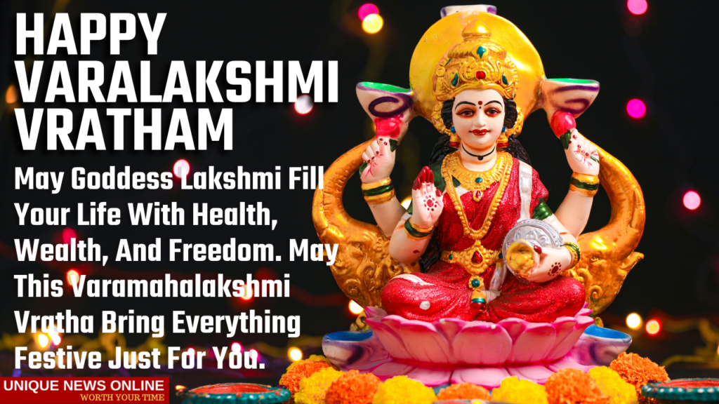 Varalakshami Vratham Wishes in Hindi