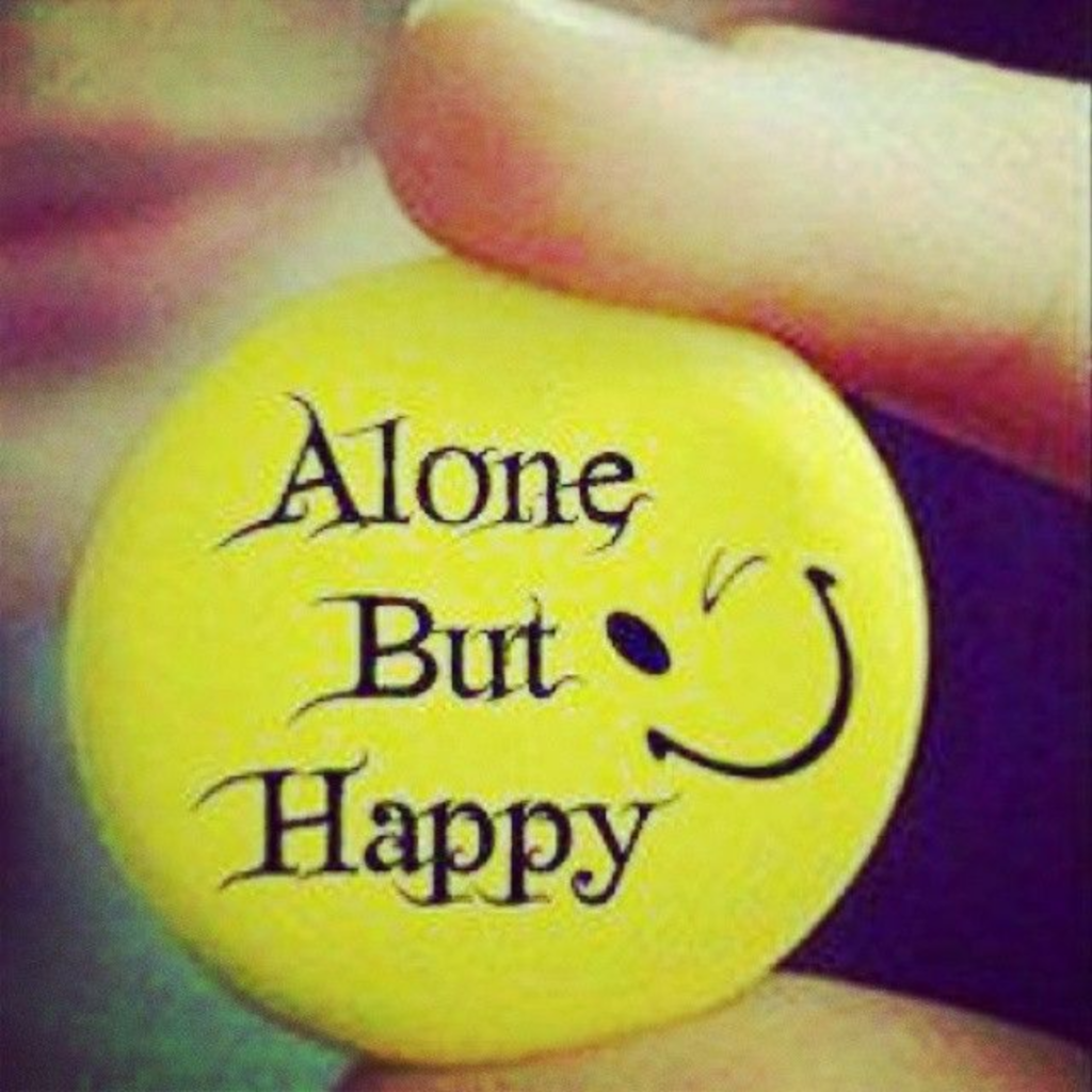 Alone but Happy, DP for happy Mood