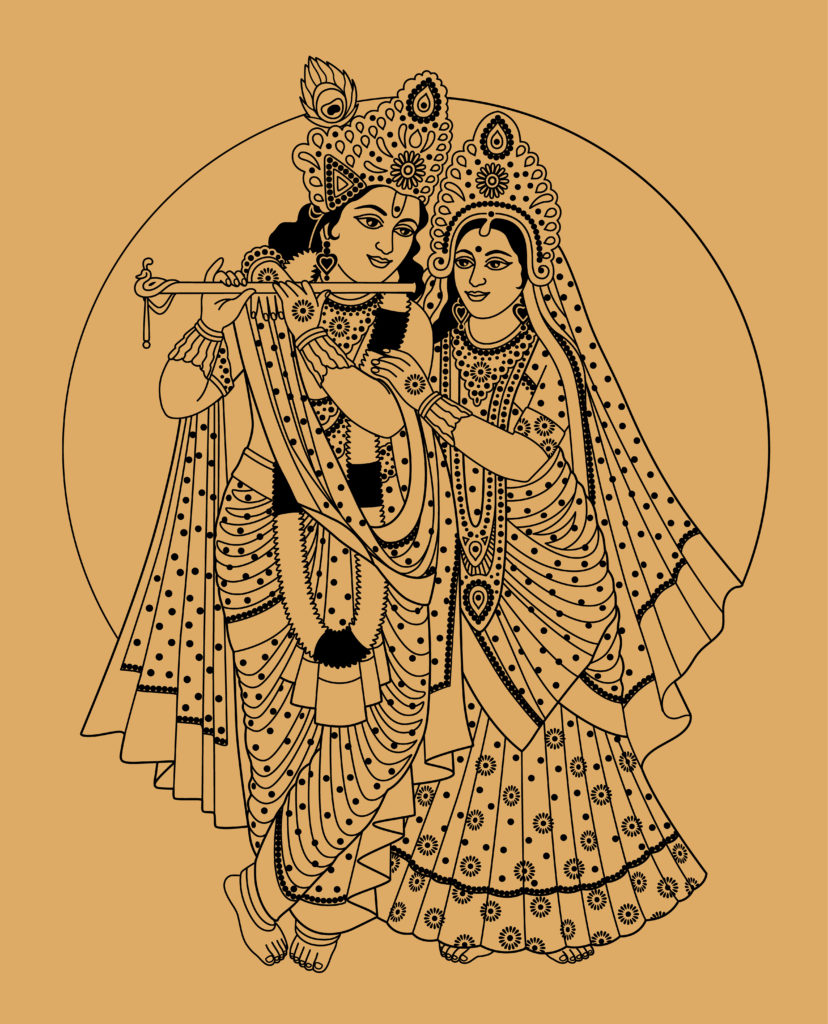Best Mobile Wallpaper of Lord Krishna and Radha