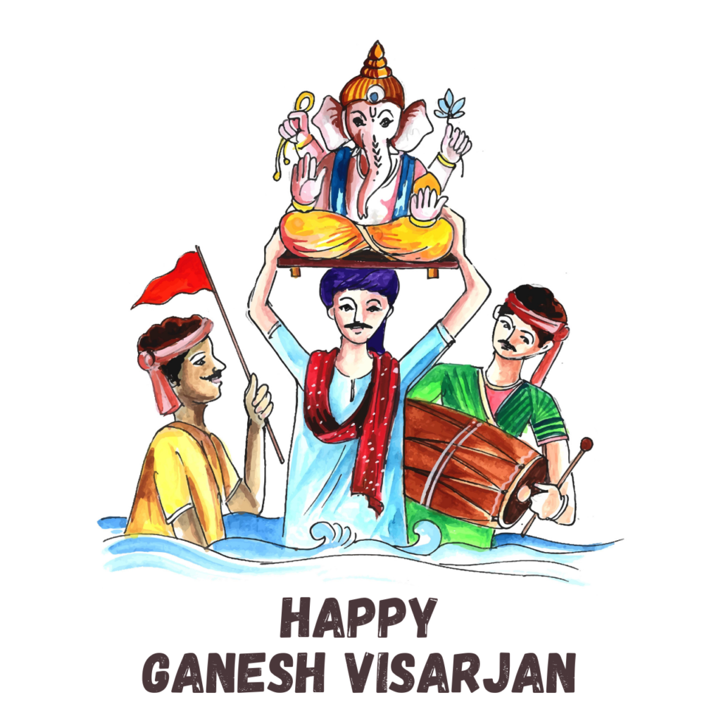 Ganesh Visarjan Marathi Wishes