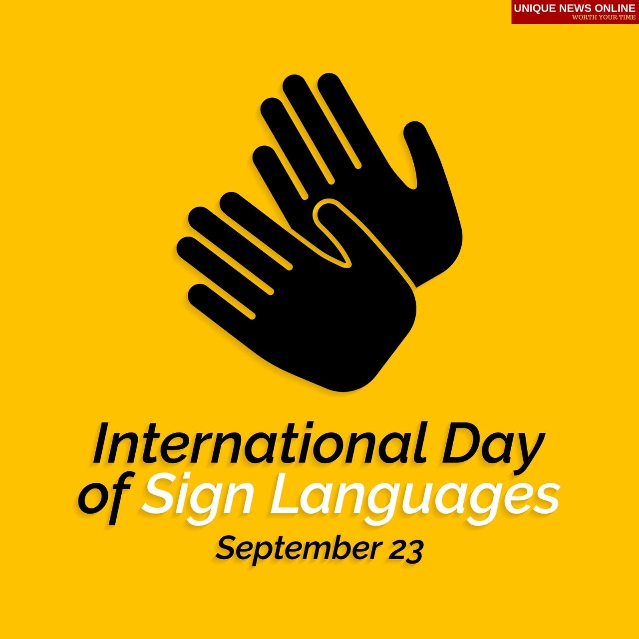 International Day of Sign Languages 2021 Theme, Quotes, Images, Poster, and Messages to Share