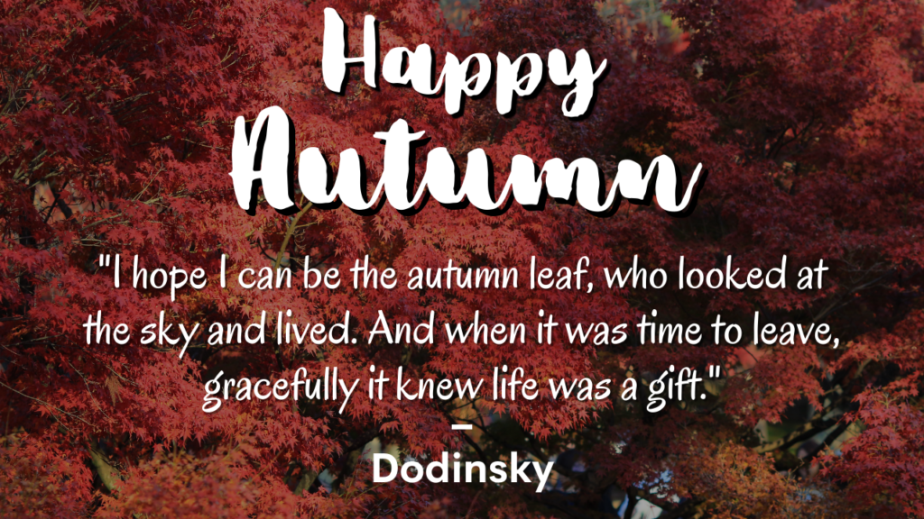Happy Fall Season Quotes