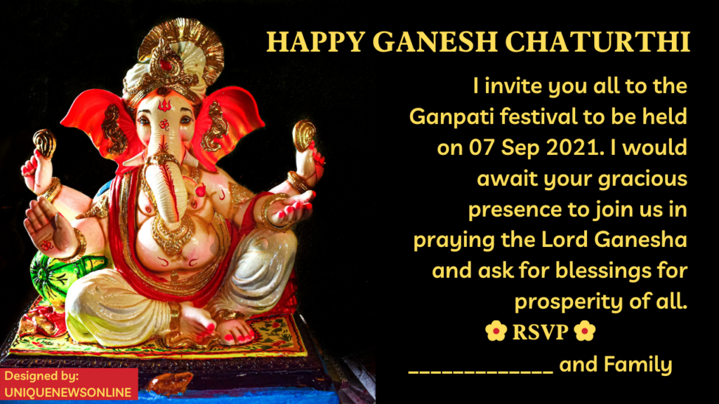 Happy Ganesh Chaturthi Wishes and Images
