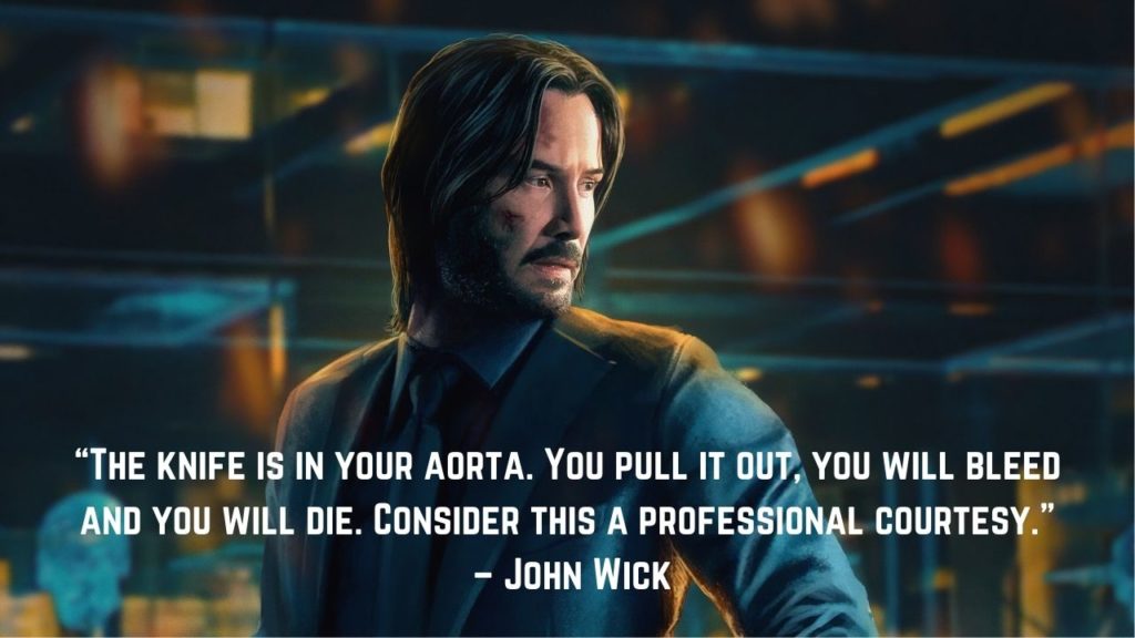 John Wick movie best quotes