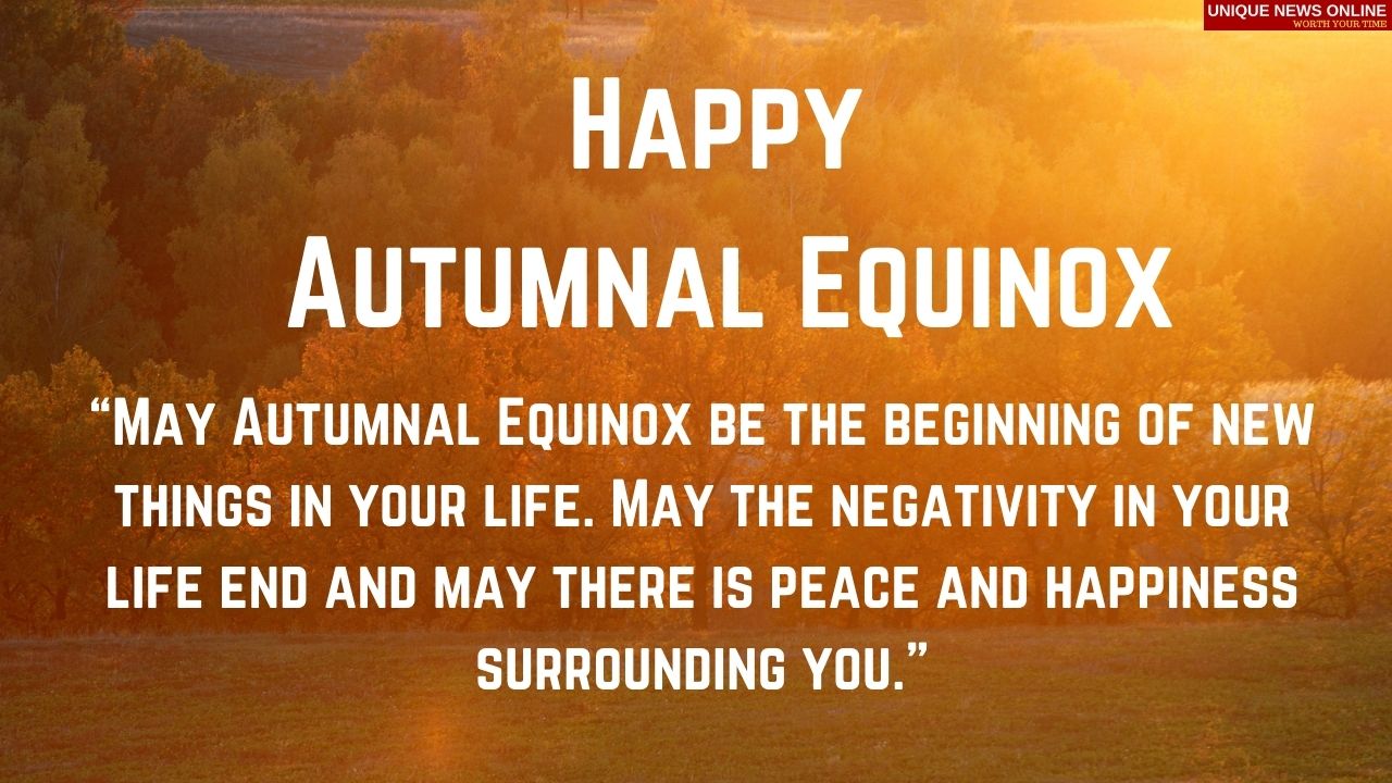Happy Autumnal Equinox 2021 Quotes, Memes, Wishes, Images, Messages, Greetings, and Stickers to share