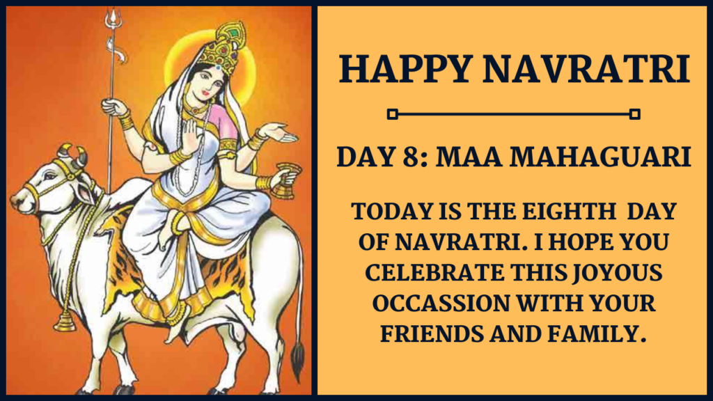 Happy Navratri: Maa mahagauri Wishes