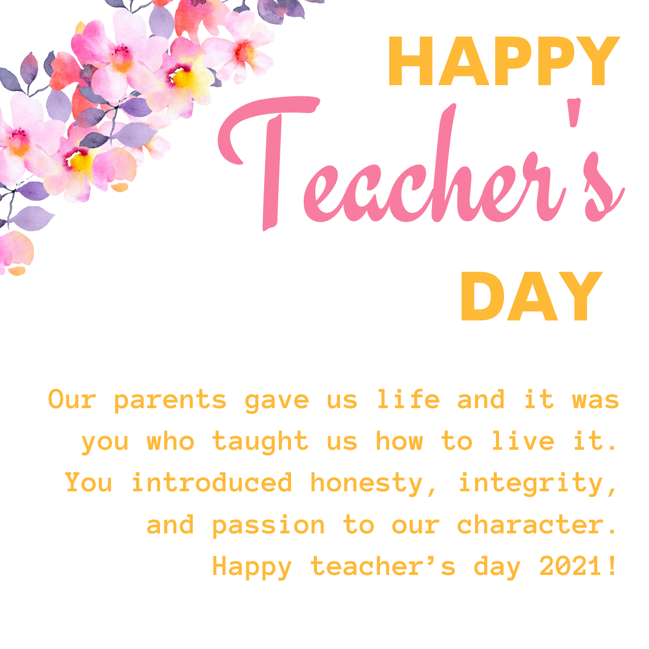 Happy Teacher's Day 2021: Best Poems, Shayari, Poster, Card, DP, Status ...