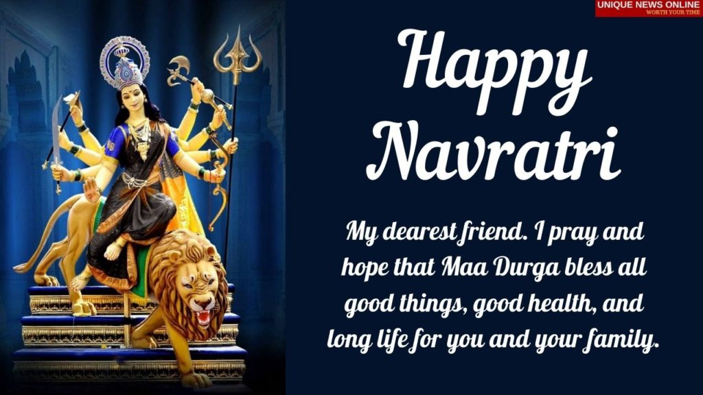 Happy Navratri Wishes for Friend