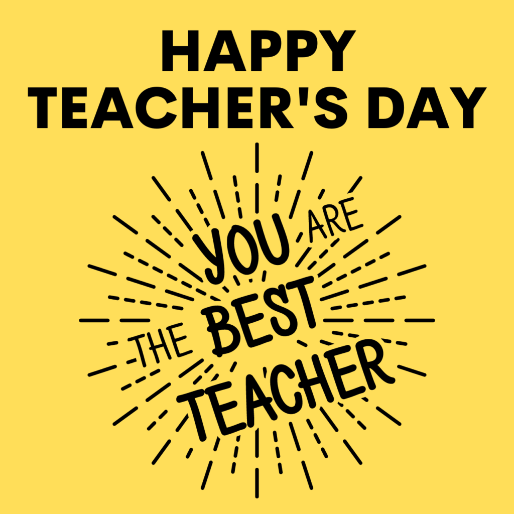 Happy Teacher's Day Messages and greetings