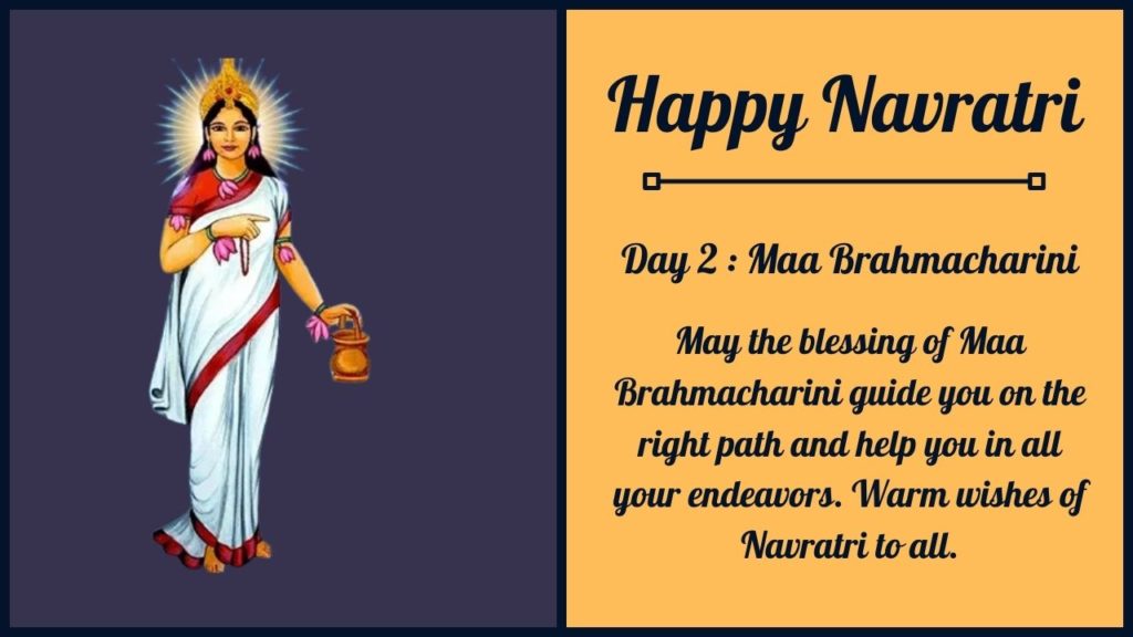 Navratri Day 2 Wishes and Images: Maa Brahmacharini PNG, Status, and  WhatsApp Status Video to Download