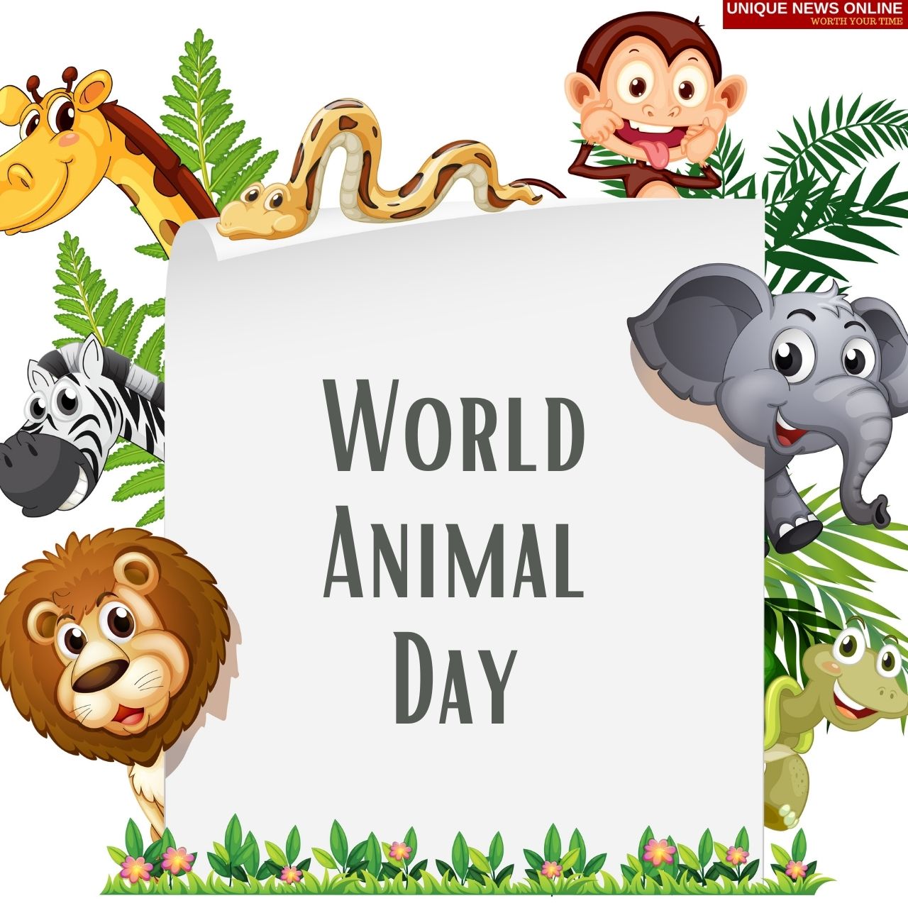 World Animal Day 2021 Quotes, Wishes, Poster, HD Images, and Messages to Create awareness