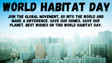 World Habitat Day 2021 Quotes, HD Images, Messages, Poster, and Slogans to Share