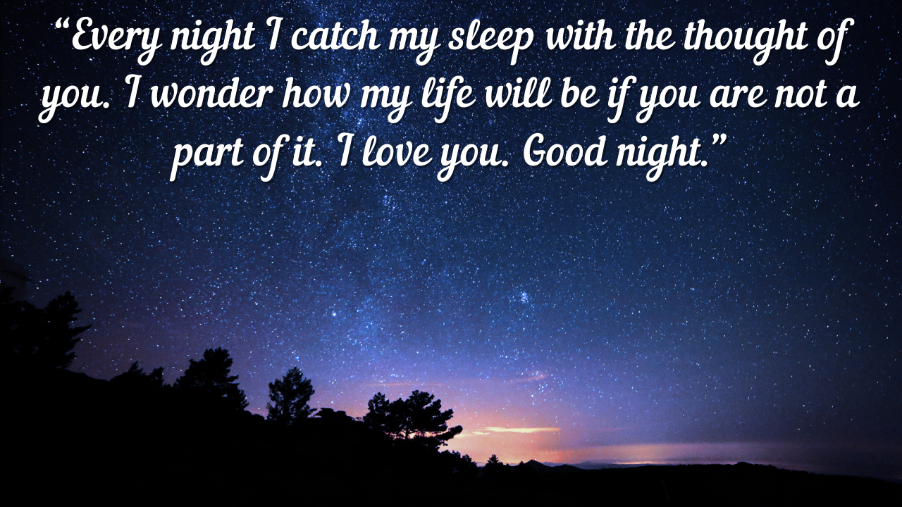 40+ Sweet and Romantic Good Night Messages for her | Quotes and Texts ...