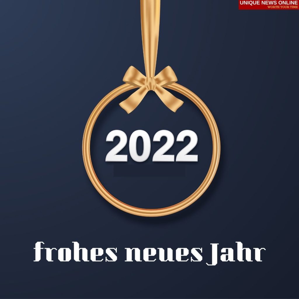 التمنيات Frohes Neues Jahr 2022