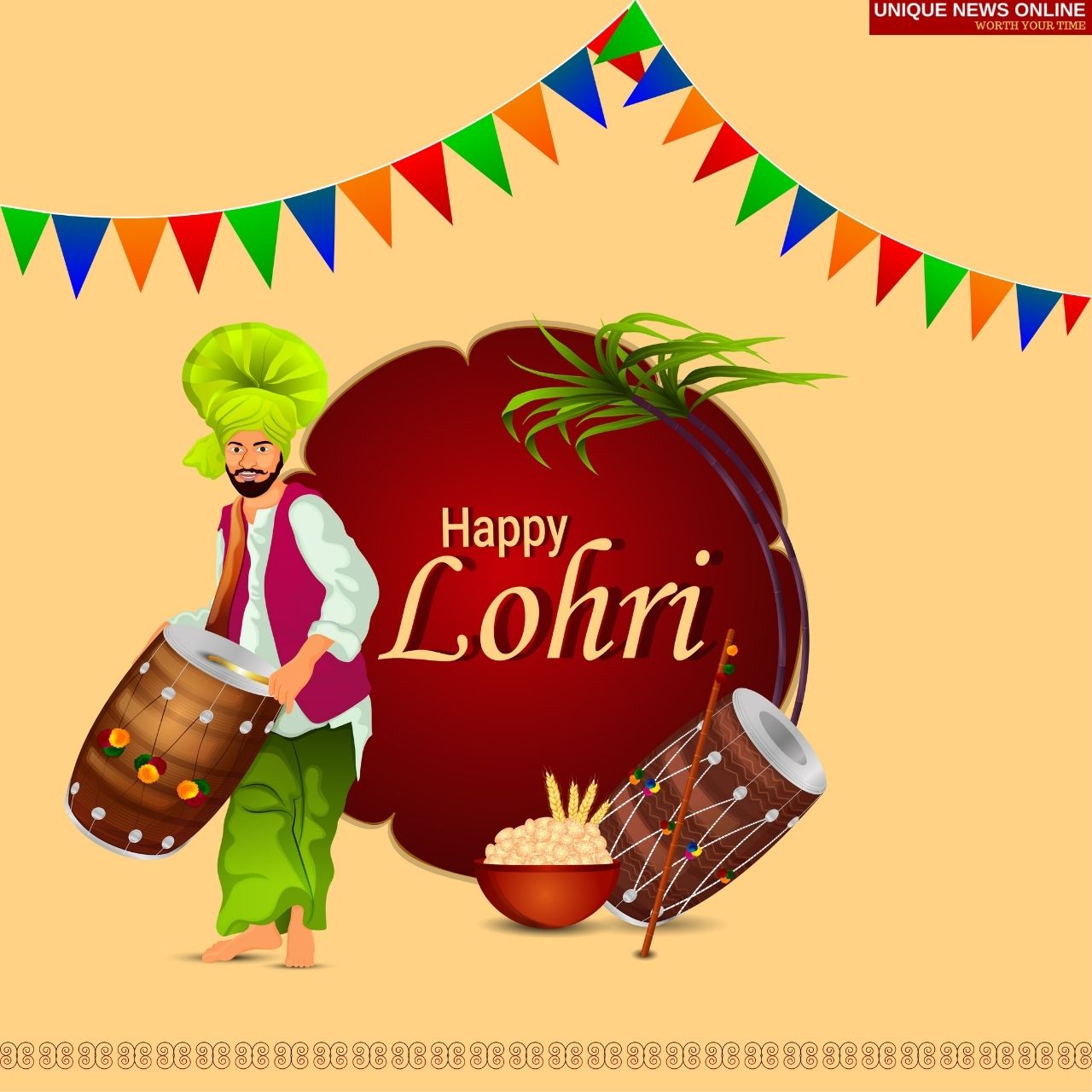 Lohri 2022 Posters, Banners, Background, Wallpapers, Stickers, Drawings, DP to Download
